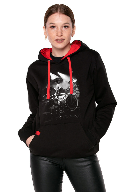 bluza z kapturem damska Bluza kangurka UNDERWORLD unisex Drums