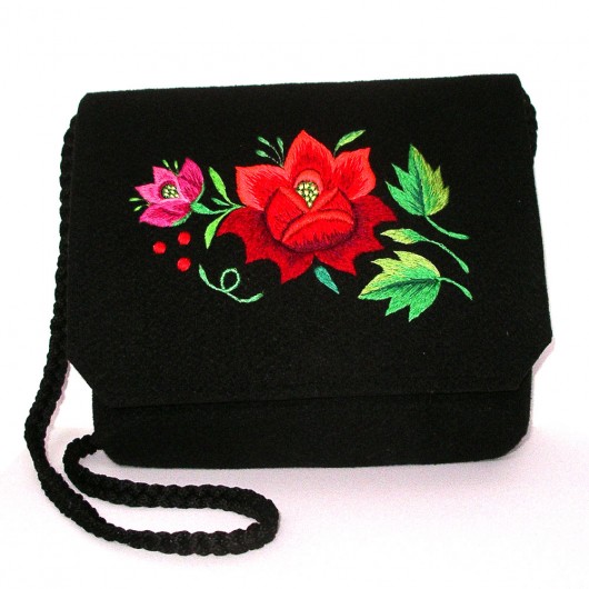  Messenger Bag (art embroidery) na ludowo
