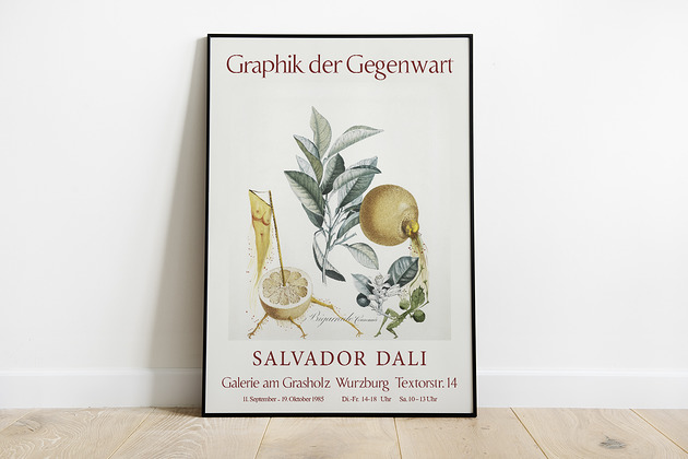 Salvador Dali-Plakat do wystawy Pas De LArt