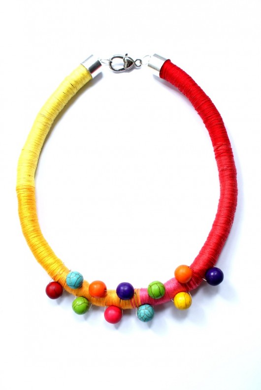 Multi color na szyję  Republika jewelry