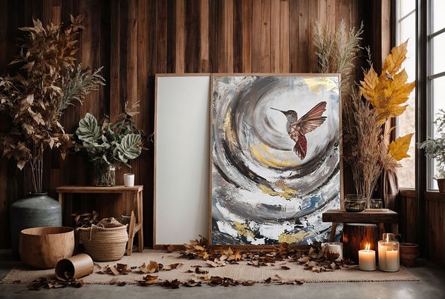 obrazy Obraz strukturalny Ręcznie malowana abstrakcja wym. 100x140 cm