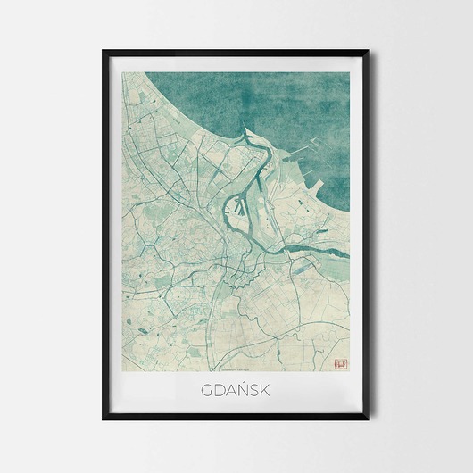 plakaty Plakat Gdańsk - CityArtPosters