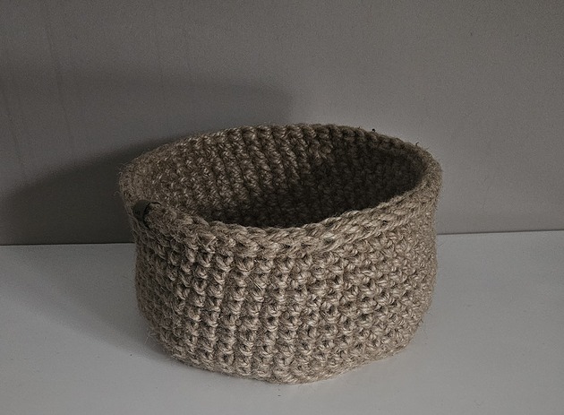 kosze do przechowywania Koszyk ze sznurka konopnego