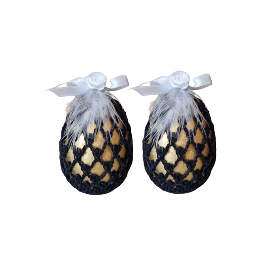 jajka wielkanocne Jajka wielkanocne Glamour 2 sztuki