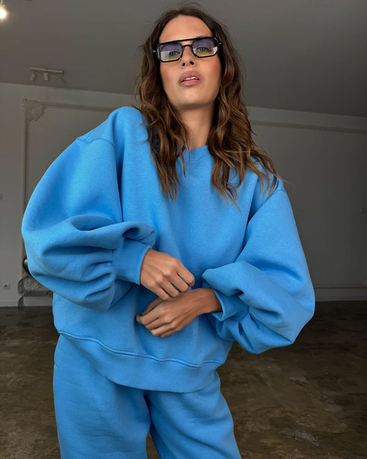 bluza bez kaptura damska Bluza Enjoyable bonnie blue