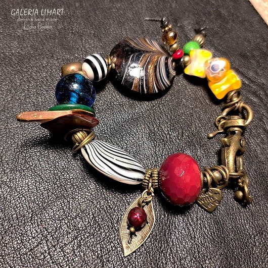 bransoletki z kamieni naturalnych Boho style bransoletka niezwykła. Zamówienie dla p.Beaty #12569795