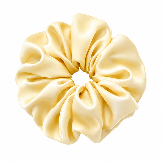 gumki do włosów Scrunchie żółta - bo Twoje włosy też chcą luksusu