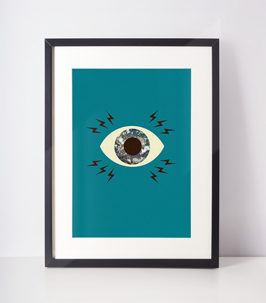 plakat | a3 | evil eye Klawe Rzeczy