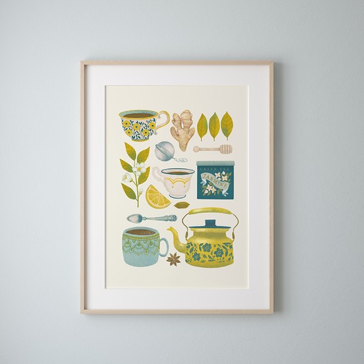 Plakat "Herbata" 30x40 cm Studio Stonka