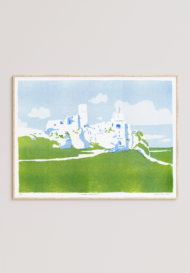 grafiki i ilustracje RISO Zamek Ogrodzieniec