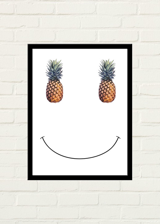 PINEAPPLE SMILE Plakat GAU Home