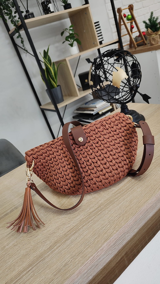 torby na ramię Torebka City Style Bag - koniak