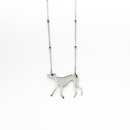 srebrne naszyjniki Naszyjnik "Chart na spacerku" srebrny