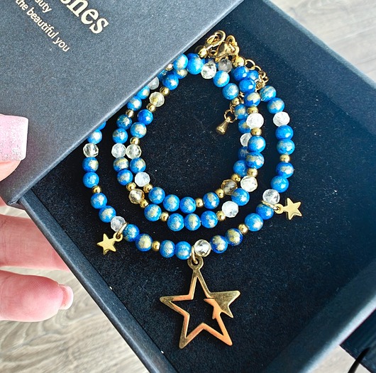 złote naszyjniki Regulowany naszyjnik z jadeitu