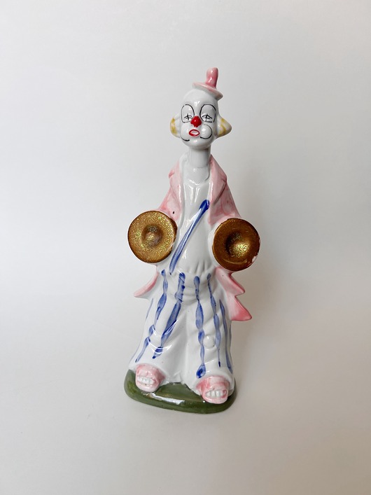 figurki i rzeźby Porcelanowy klaun