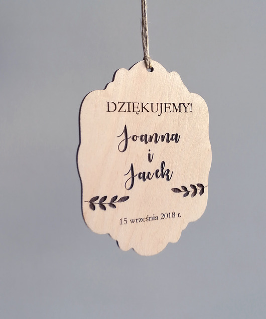 50 szt Zawieszka na alkohol zestaw 1 JJ Studio
