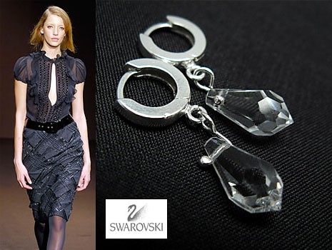 Kolczyki kryształ SWAROVSKI >Belle Epoque< Marta Latawiec