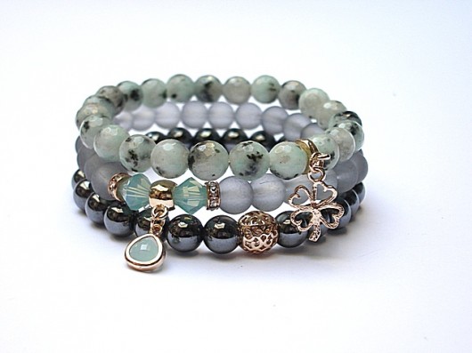 Grey and mint  /10-2014/ - set KiKa pracownia