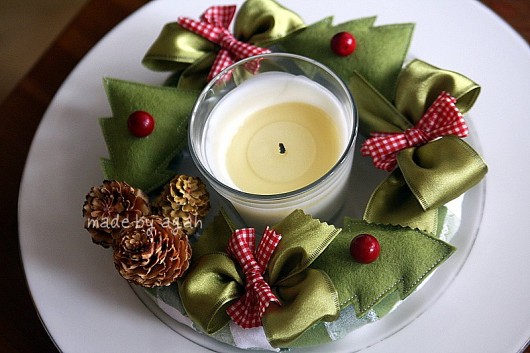 Wianuszek świąteczny made by agah