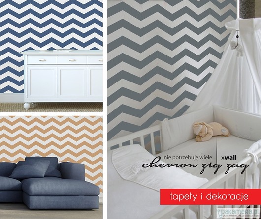 tapeta chevron jasno szara xwall