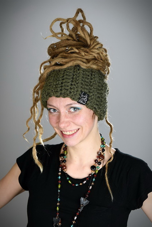 opaski do włosów Opaska DreadLove 25 - KHAKI
