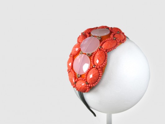 Opaska orient w pomarańczu Gravika