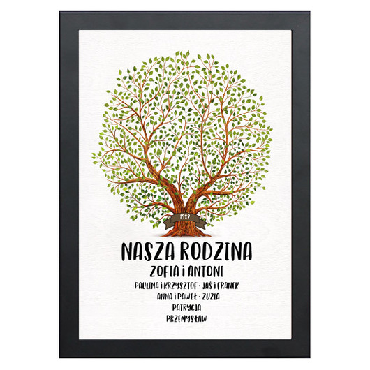 plakaty Plakat Nasza Rodzina, prezent dla Dziadków