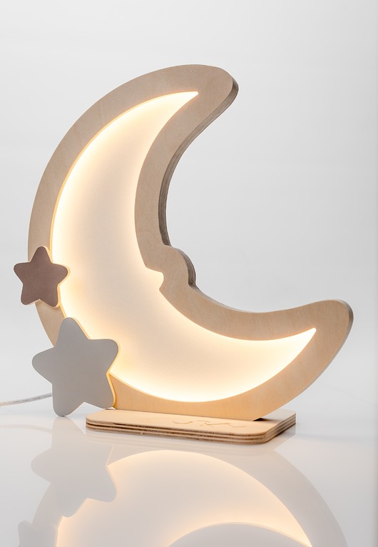 lampy do pokoju dziecka Lampka nocna UNKY - Księżyc C