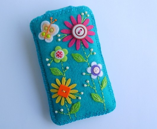 Etui na telefon Kwiaty  Tulis