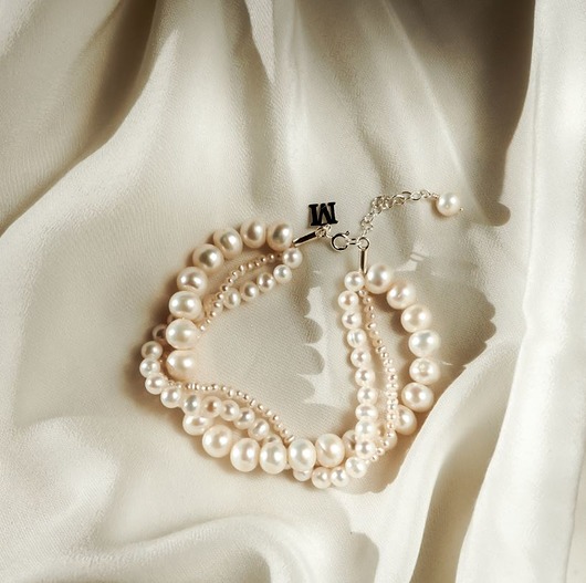 Bransoletka Pila z pereł naturalnych MEIKA PEARLS
