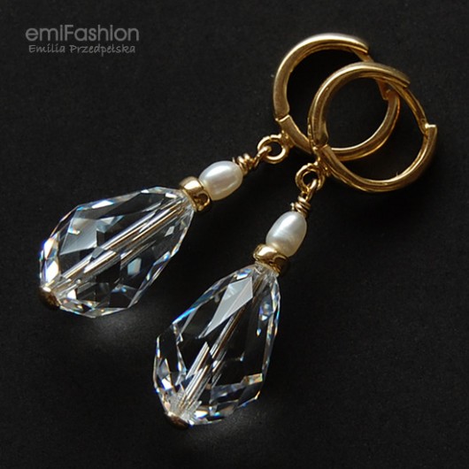 Teardrop Crystal w złocie MAREMI Jewelry