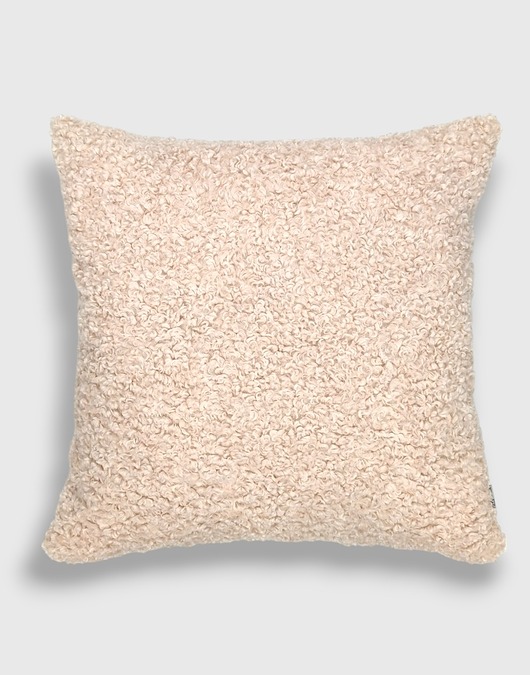 poduszki, poszewki - różne Kremowa poduszka dekoracyjna boucle 50x50 Betty