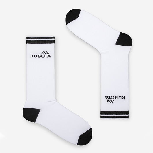 Skarpety Kubota Casual White Black Kubota