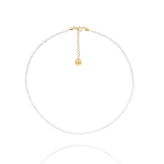 chokery Choker z naturalnych pereł