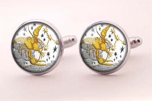 Spinki do mankietów Rak znak zodiaku EGGinEGG