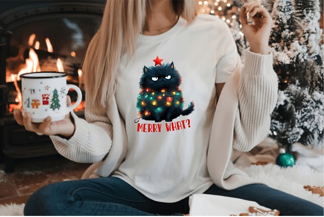 t-shirt damskie Koszulka damska Merry What?