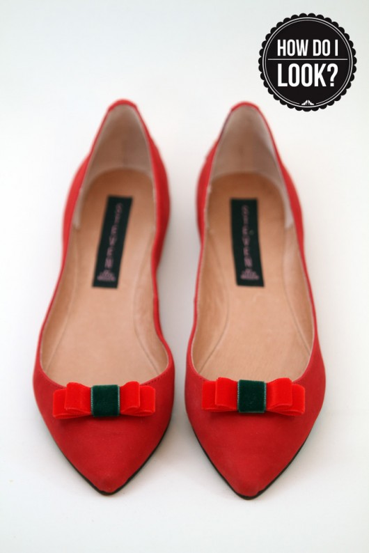 Velvet Bee - Red - klipsy do butów HowDoILook
