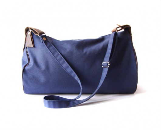 torebka long - navy blue&gobi chocolate - elfagado