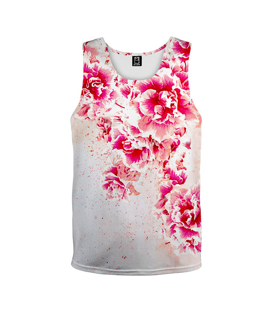 t-shirty dla dziewczynki Bokserka Top Girl DR.CROW Beautiful Flowers Red