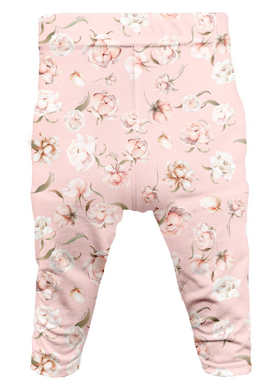 legginsy i getry dla dziewczynki Legginsy niemowlęce HEGE organic bloom