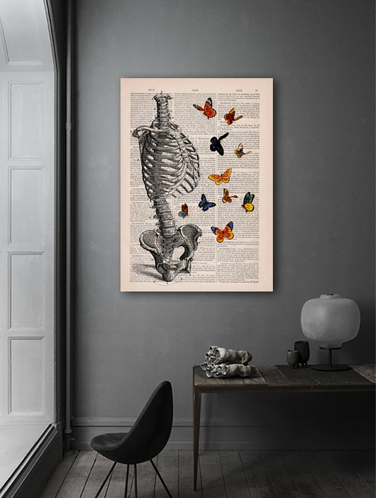 Anatomia - DEKORACJA ŚCIENNA Dekoracje PATKA Patrycja Kita