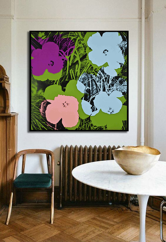 grafiki i ilustracje Kwiaty - Andy Warhol  - obraz