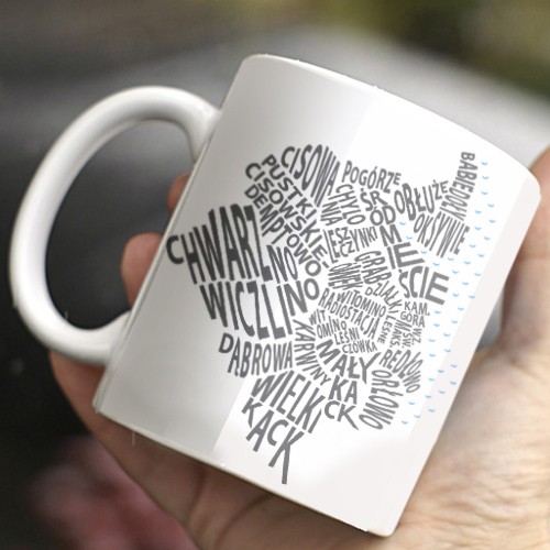 Kubeczek Gdyński szary ONE MUG A DAY