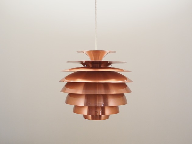 lampy wiszące Lampa wisząca, duński design, lata 80, designer: Bent Karlby, produkcja: Lyfa