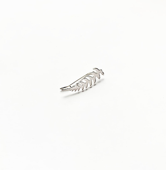 nausznice Paproć - Nausznica na ucho lewe - Natura - Biżuteria