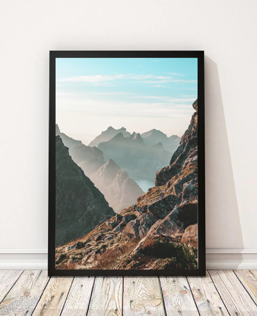 plakaty PLAKAT  GÓRY poster góra krajobraz foto