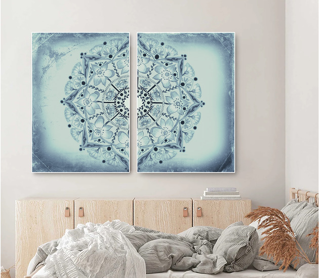 plakaty Plakat Mandala. Zestaw 2 prac