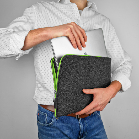 etui na laptopa FILCOWE ETUI Na Laptop zielony zamek