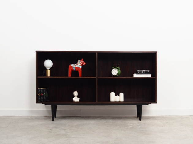 regały i półki Regał palisandrowy, duński design, lata 70, produkcja: Dania