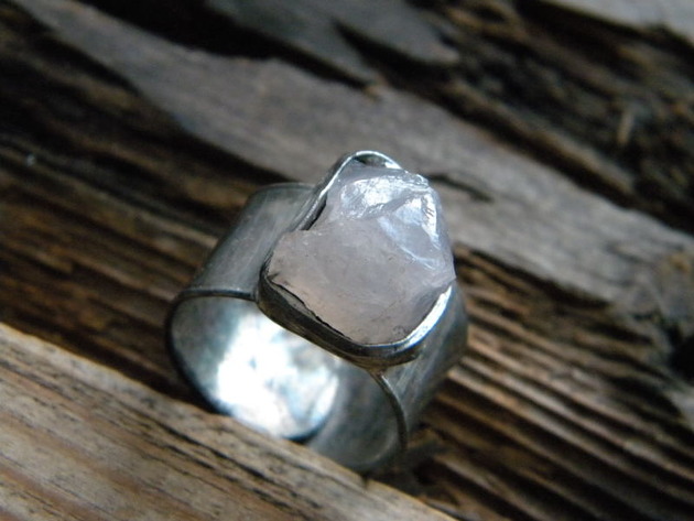 Roman Ancient Ring ;)  kwarc różowy Beata Trotter